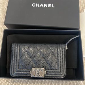 (SOLD) Chanel O-Porte Monnaie cards holder